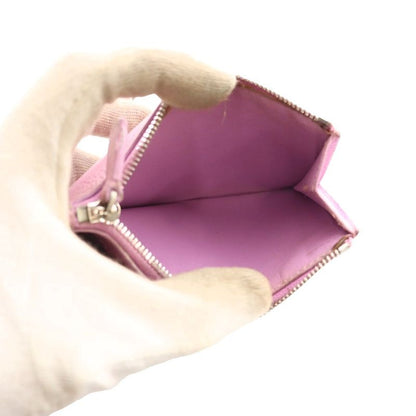 Balenciaga Fragment Case Coin Card Wallet Leather Logo Pink 637130 SS - OS