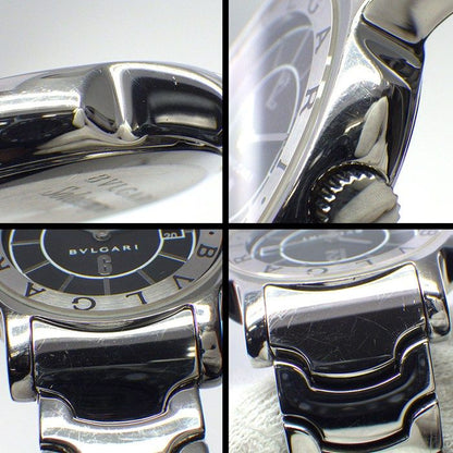 Bvlgari Bvlgari Watch Solo Tempo St29s Black Dial Date SS Quartz Analog