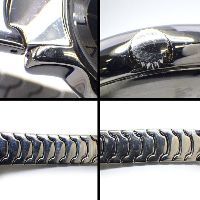 Bvlgari Bvlgari Watch Solo Tempo St29s Black Dial Date SS Quartz Analog