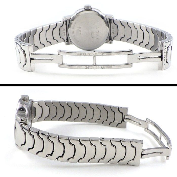 Bvlgari Bvlgari Watch Solo Tempo St29s Black Dial Date SS Quartz Analog