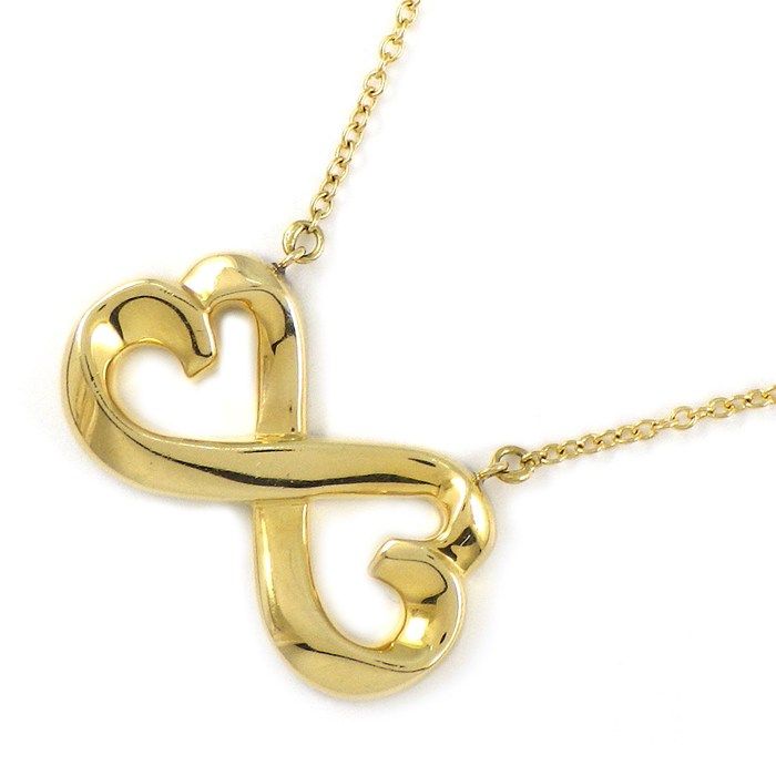Tiffany & Co Tiffany & Co Necklace Double Loving Heart 18k Yellow Gold