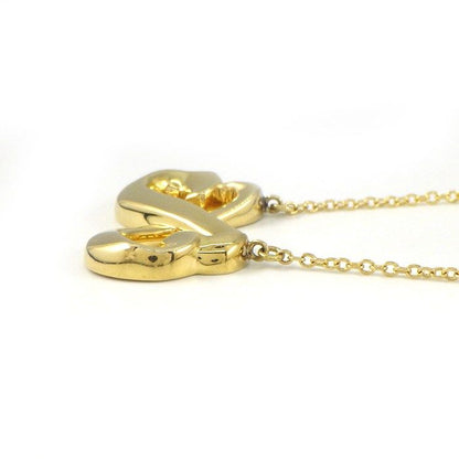 Tiffany & Co Tiffany & Co Necklace Double Loving Heart 18k Yellow Gold