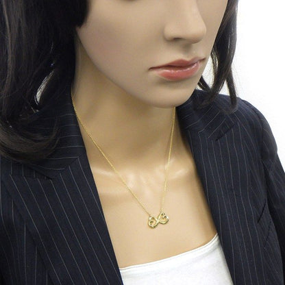 Tiffany & Co Tiffany & Co Necklace Double Loving Heart 18k Yellow Gold