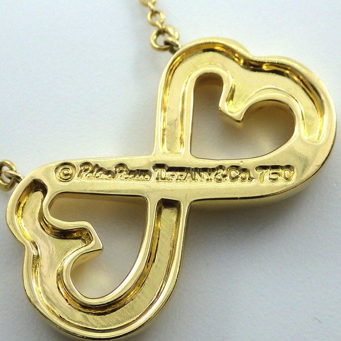 Tiffany & Co Tiffany & Co Necklace Double Loving Heart 18k Yellow Gold