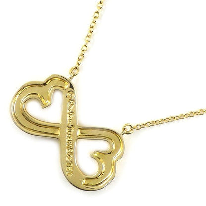 Tiffany & Co Tiffany & Co Necklace Double Loving Heart 18k Yellow Gold