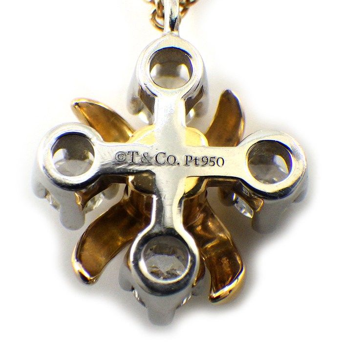 Tiffany & Co Tiffany & Co Necklace Jean Schlumberger Cross 4 Points Diamond