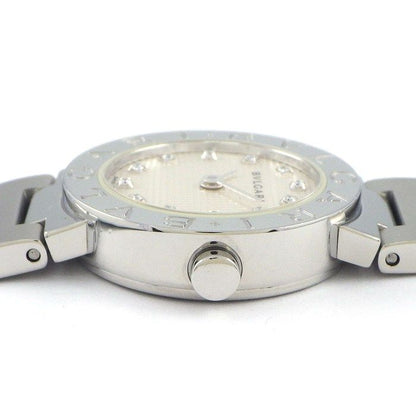 Bvlgari Bvlgari Watch Bvlgari Bb23ss 12 Points Diamond Index Ivory Guilloche