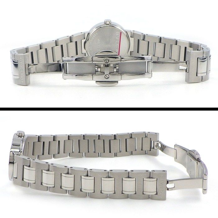 Bvlgari Bvlgari Watch Bvlgari Bb23ss 12 Points Diamond Index Ivory Guilloche