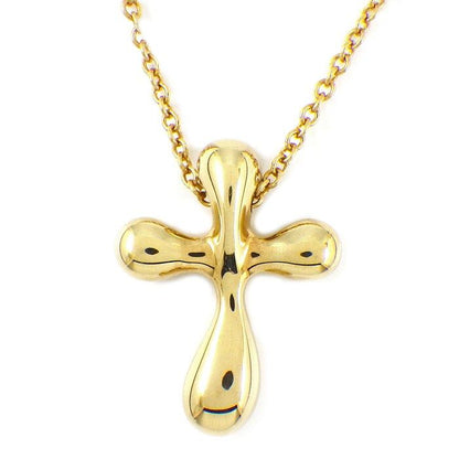 Tiffany & Co Tiffany & Co Necklace Small Cross 18k Yellow Gold