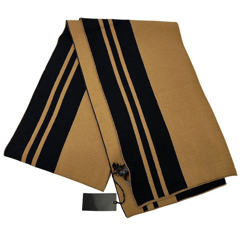 Gucci Scarf Women's Brand Shawl Wool Black Brown Logo Stylish Class Y Apparel