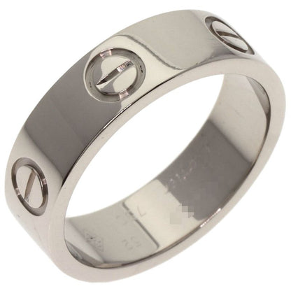 Cartier Love Ring #52 Ring 18k White Gold Ladies
