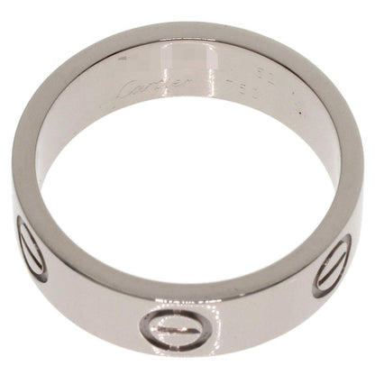 Cartier Love Ring #52 Ring 18k White Gold Ladies