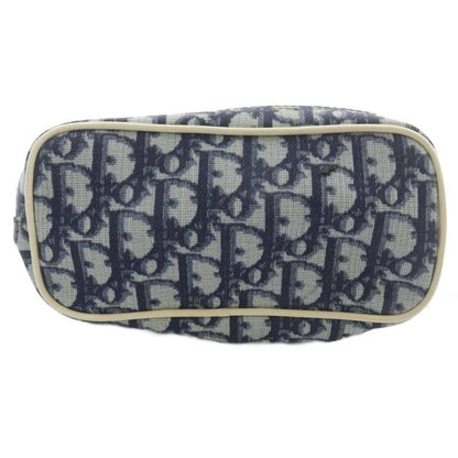Christian DIOR Trotter Pouch Navy Blue Navy