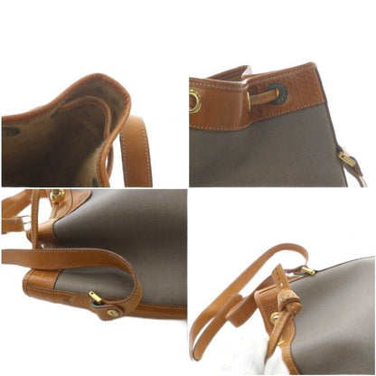 Christian DIOR Shoulder Bag One Shoulder Crossbody Drawstring Gray YO20 - OH