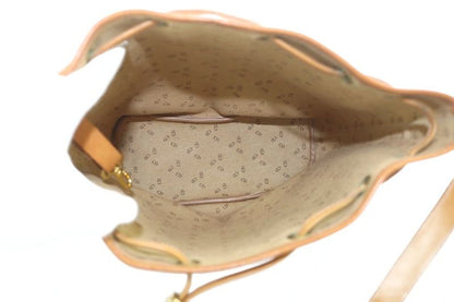 Christian DIOR Shoulder Bag One Shoulder Crossbody Drawstring Gray YO20 - OH