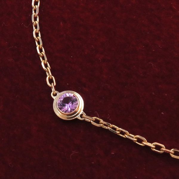 Cartier D'amour (diamants Légers) Bracelet Pink Sapphire [none Fee