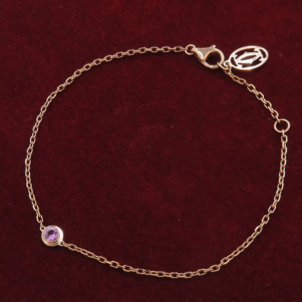 Cartier D'amour (diamants Légers) Bracelet Pink Sapphire [none Fee