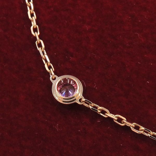 Cartier D'amour (diamants Légers) Bracelet Pink Sapphire [none Fee