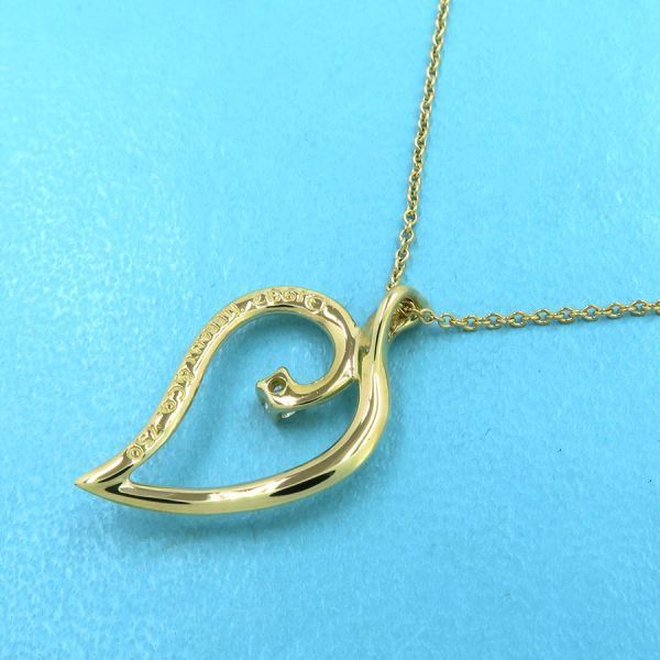 Tiffany & Co Leaf Necklace 1p Diamond