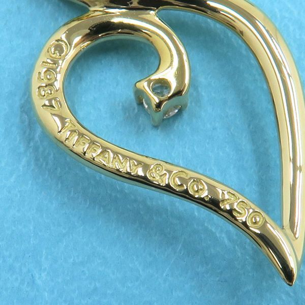 Tiffany & Co Leaf Necklace 1p Diamond