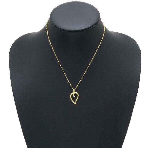 Tiffany & Co Leaf Necklace 1p Diamond