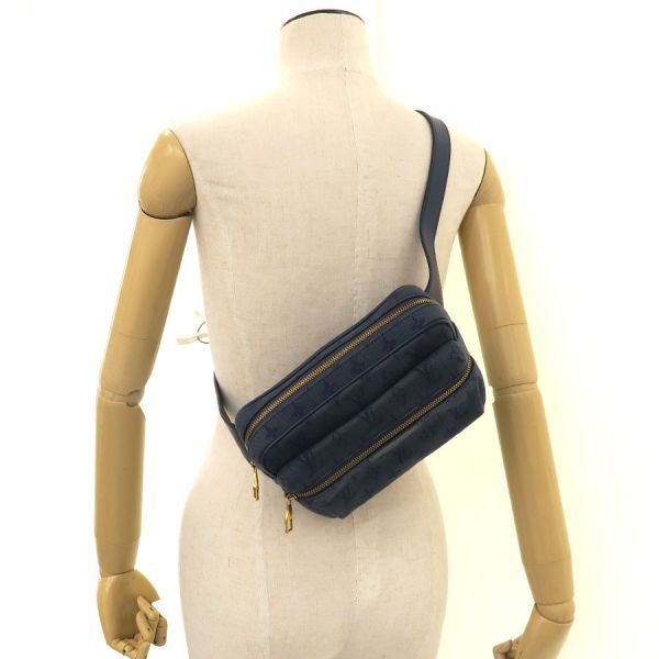 Louis Vuitton Monogram Denim Bum Bag Outdoor M44741