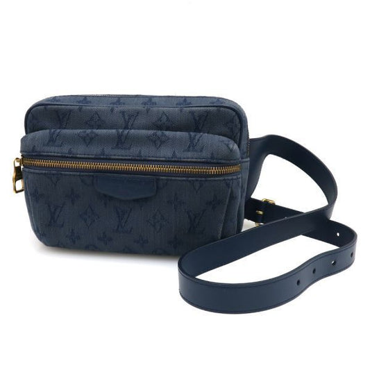 Louis Vuitton Monogram Denim Bum Bag Outdoor M44741