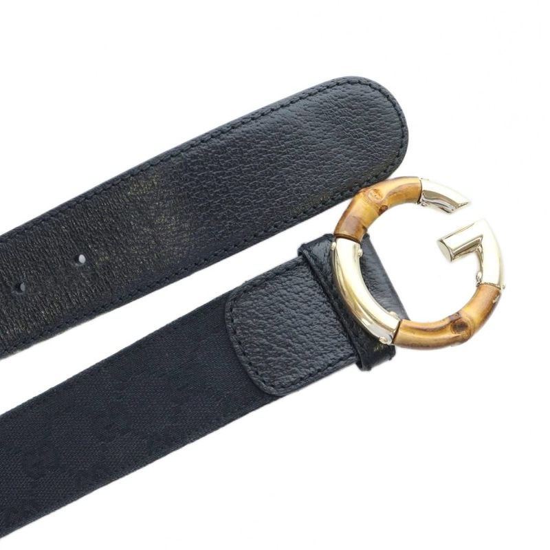 Gucci Belt GG Canvas Total Pattern Bamboo 138456 RI - OS