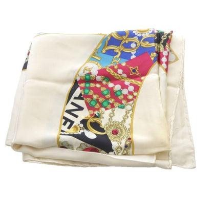 Chanel Jewelry Coco Mark Scarf Ivory