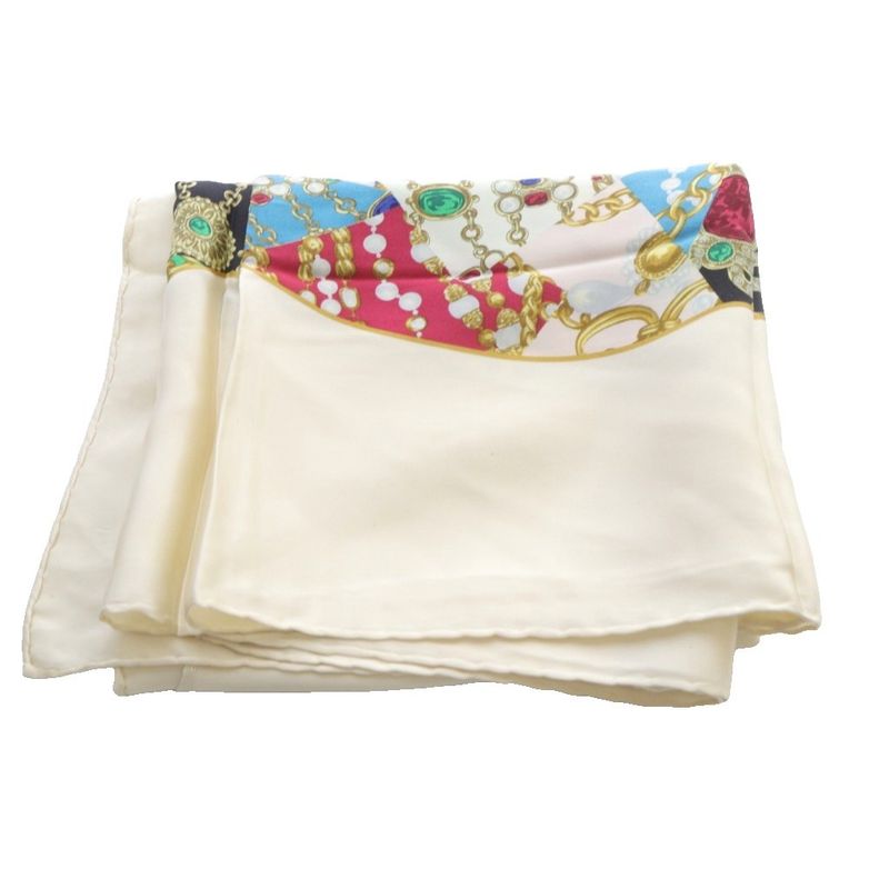 Chanel Jewelry Coco Mark Scarf Ivory
