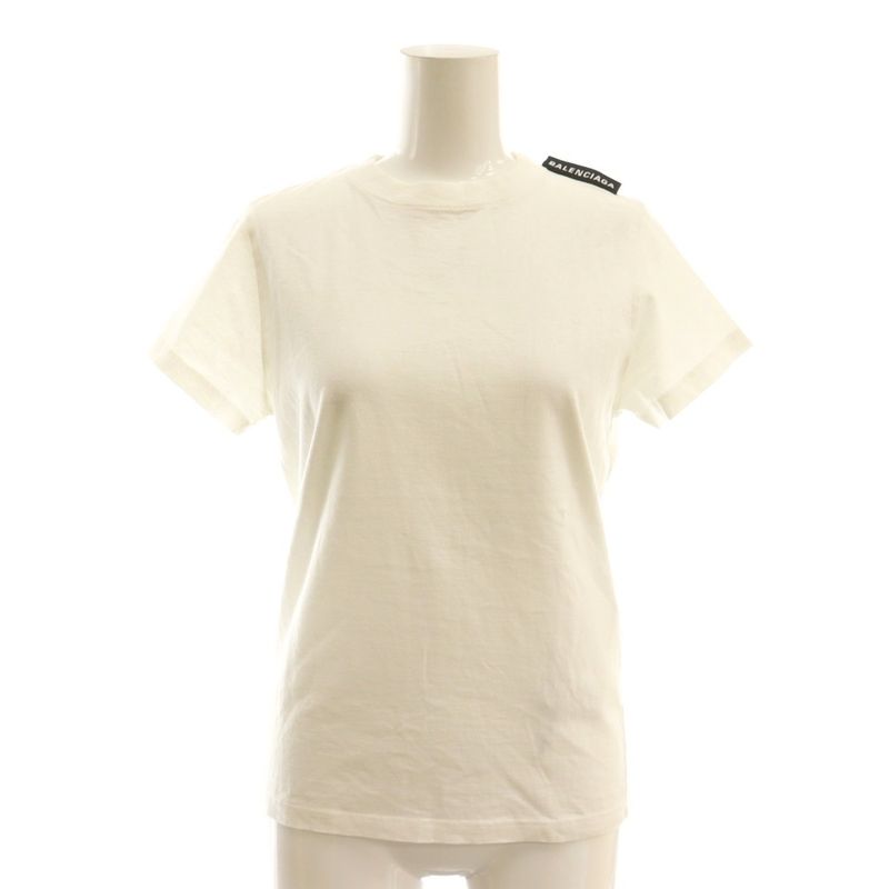 Balenciaga S T-shirt Cut And Sewn Short Sleeves XS White 578133 DF - OS - SH