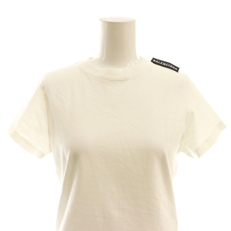 Balenciaga S T-shirt Cut And Sewn Short Sleeves XS White 578133 DF - OS - SH