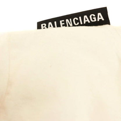 Balenciaga S T-shirt Cut And Sewn Short Sleeves XS White 578133 DF - OS - SH