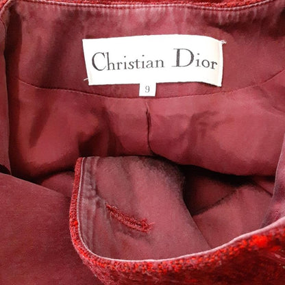 DIOR Christian Dior Skirt Suit Women - Red Tweed