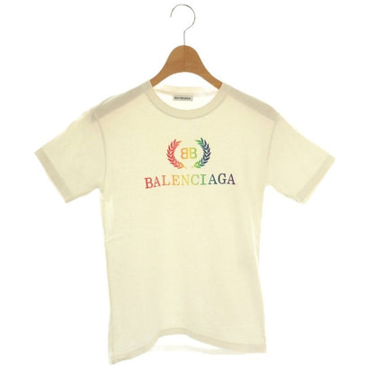 Balenciaga BB Logo T-shirt Cut & Sewn Short Sleeve XS White AT - OS
