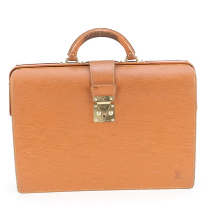 Louis Vuitton Epi Serviette Fermoire M54358 Leather Business Bag Document Bag