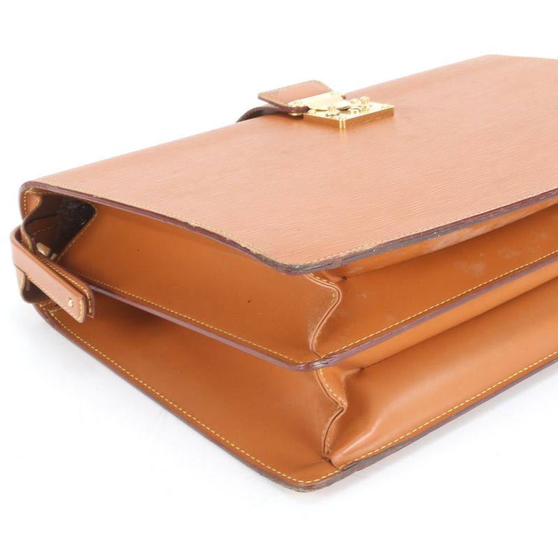 Louis Vuitton Epi Serviette Fermoire M54358 Leather Business Bag Document Bag