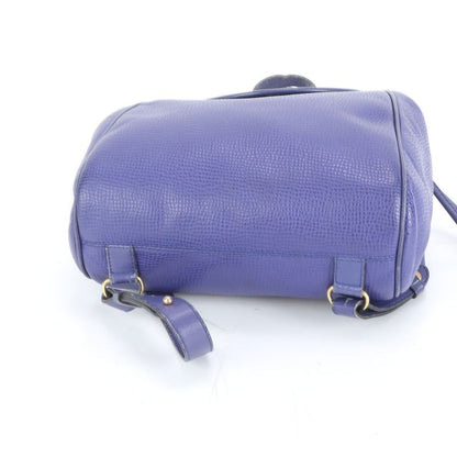 Vintage Christian Dior Oval CD Logo Leather Backpack Sac Backpack Gold Hardware