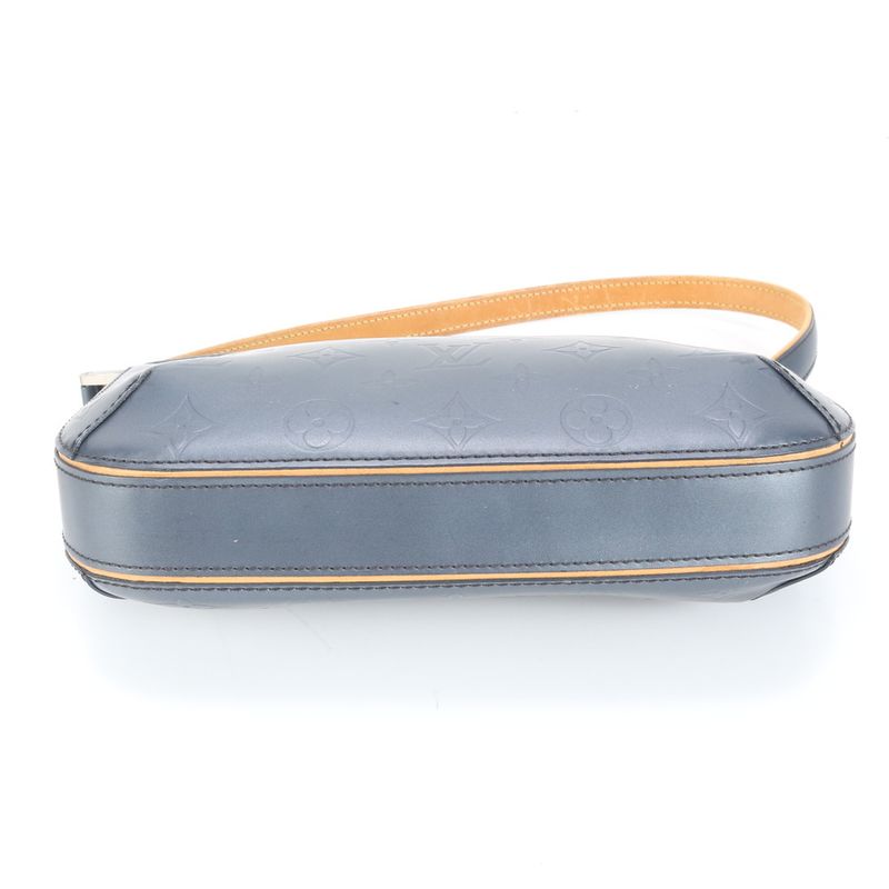 Louis Vuitton Monogram Matte Fowler Blue M55145 Leather Shoulder Bag Shoulder