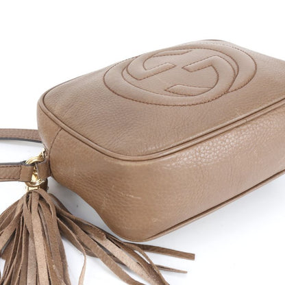 Gucci GG Soho Small Disco Leather Shoulder Bag Crossbody 308364 Genuine Leather
