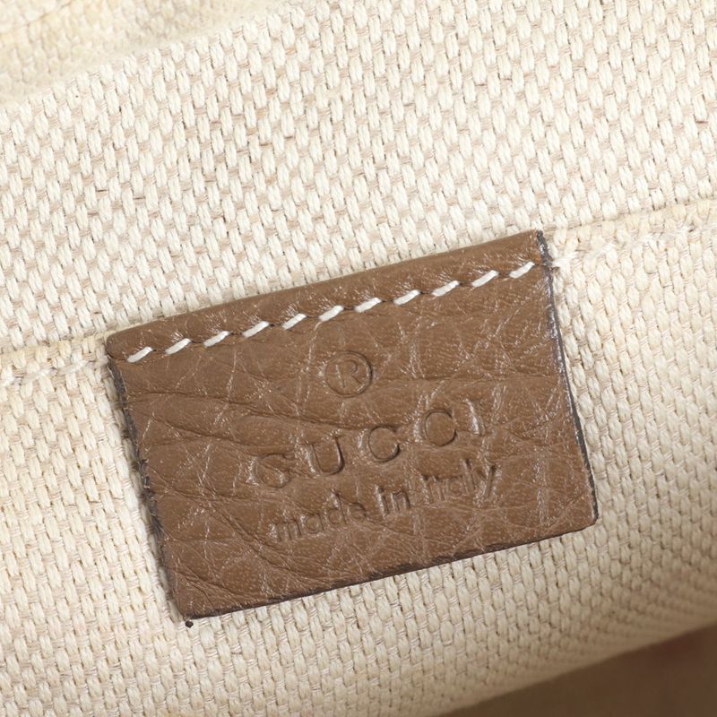 Gucci GG Soho Small Disco Leather Shoulder Bag Crossbody 308364 Genuine Leather