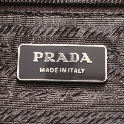 Prada Triangle Logo Leather Business Bag Document Bag Briefcase Commuter