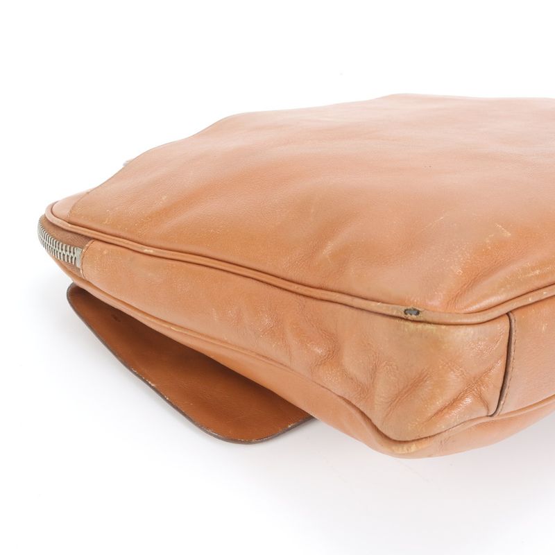 Prada Triangle Logo Leather Business Bag Document Bag Briefcase Commuter