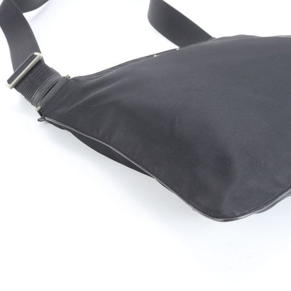 Prada Tessuto Nylon Triangle Logo Shoulder Bag Crossbody Messenger Black Men's