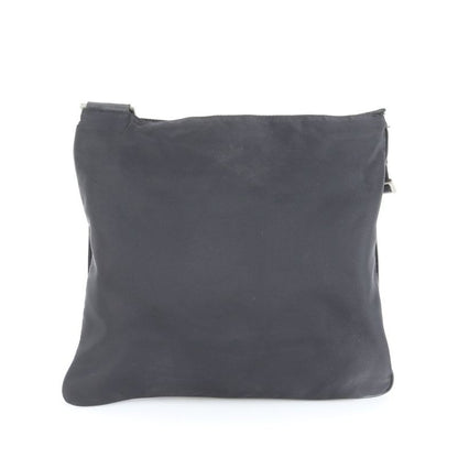 Prada Tessuto Nylon Triangle Logo Shoulder Bag Crossbody Messenger Black Men's