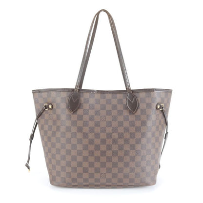 Louis Vuitton Damier Neverfull MM N51105 Leather Tote Bag Shoulder Hand A4