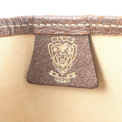 Vintage Gucci GG Supreme Sherry Line Leather Tote Bag Shoulder Commute A4 Men