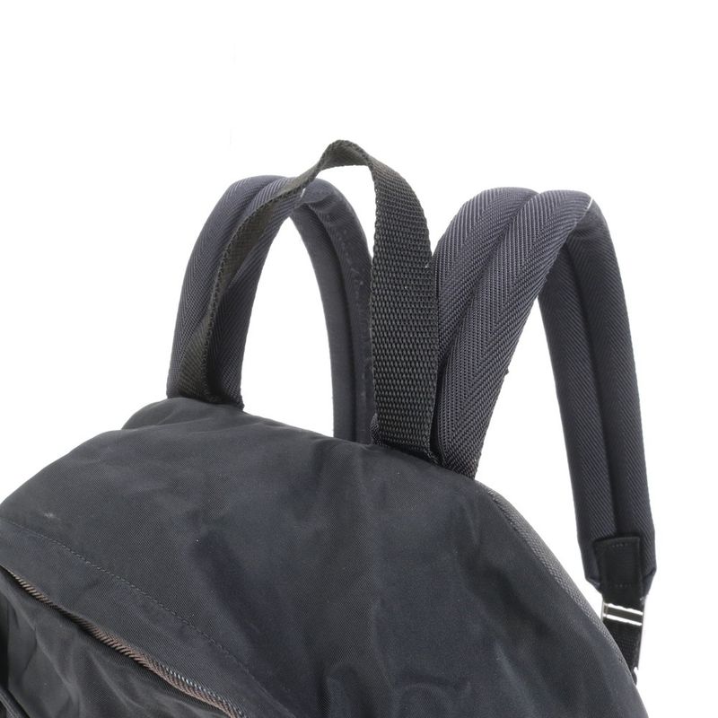 Prada Tessuto Nylon Triangle Logo Backpack Sac Shoulder Bag Business Black
