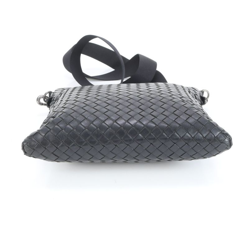 Bottega Veneta Intrecciato Leather Shoulder Bag Crossbody Messenger Genuine