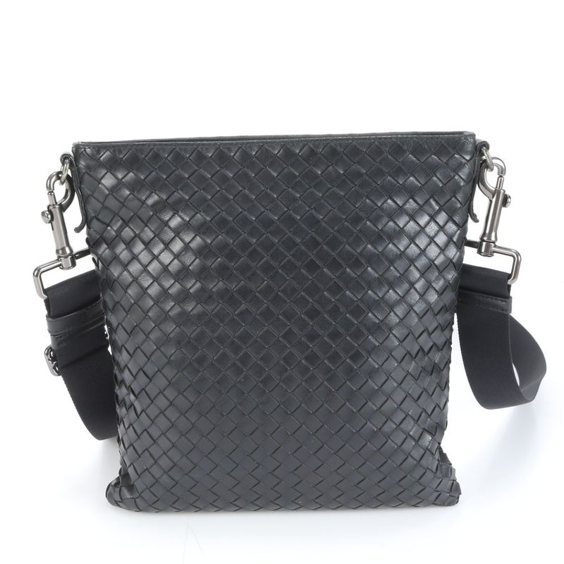 Bottega Veneta Intrecciato Leather Shoulder Bag Crossbody Messenger Genuine